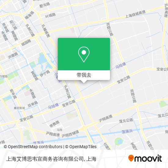 上海艾博思韦宣商务咨询有限公司地图