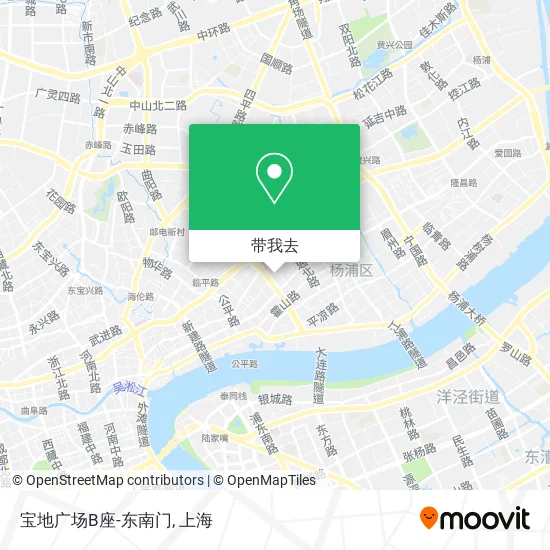 宝地广场B座-东南门地图
