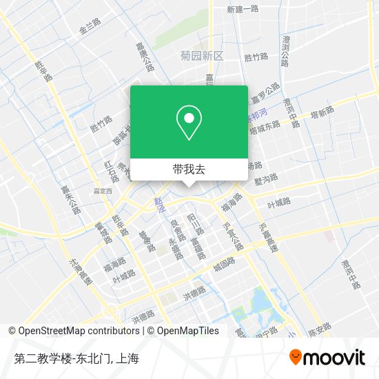 第二教学楼-东北门地图