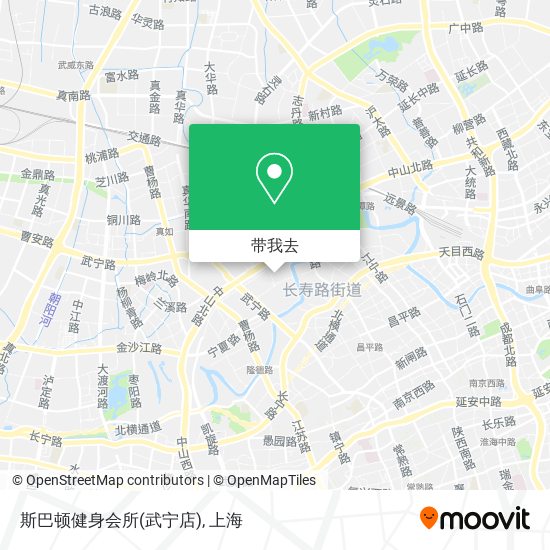 斯巴顿健身会所(武宁店)地图