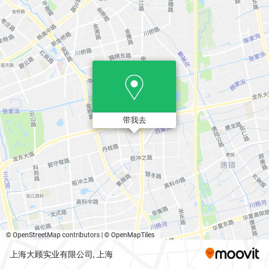 上海大顾实业有限公司地图