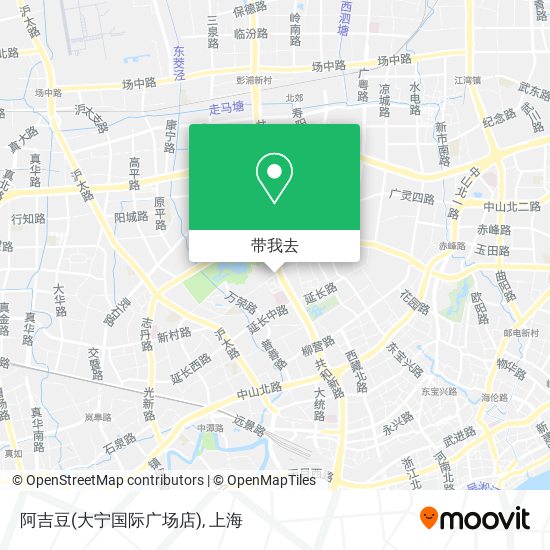 阿吉豆(大宁国际广场店)地图