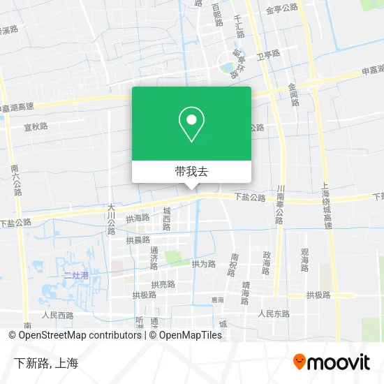 下新路地图