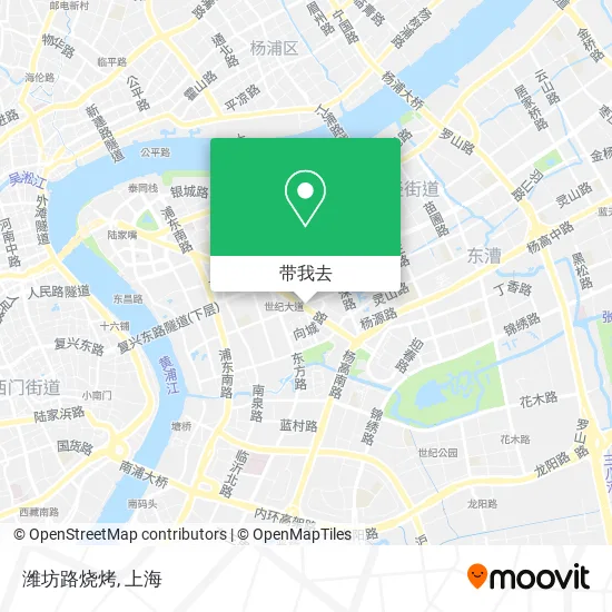 潍坊路烧烤地图