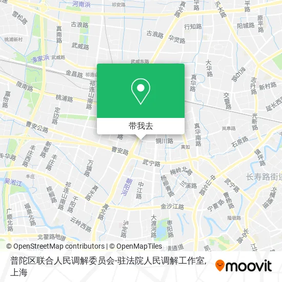 普陀区联合人民调解委员会-驻法院人民调解工作室地图