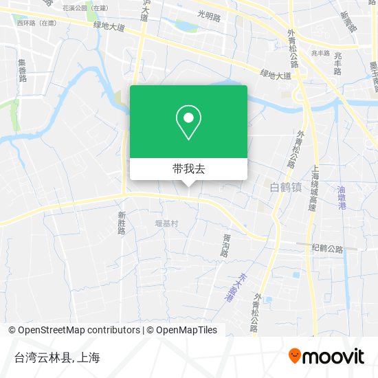 台湾云林县地图