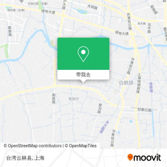 台湾云林县地图