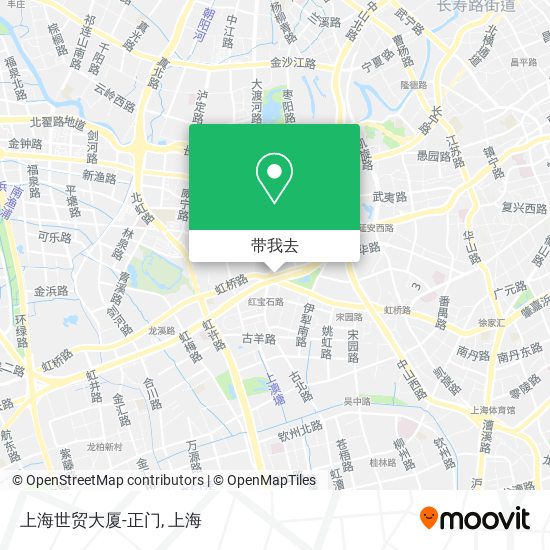 上海世贸大厦-正门地图