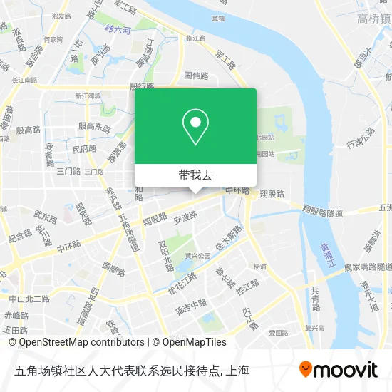 五角场镇社区人大代表联系选民接待点地图