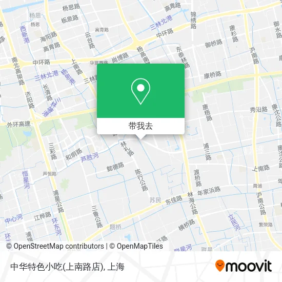 中华特色小吃(上南路店)地图