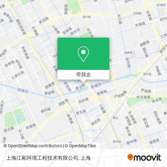 上海江柘环境工程技术有限公司地图