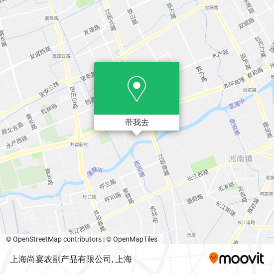 上海尚宴农副产品有限公司地图