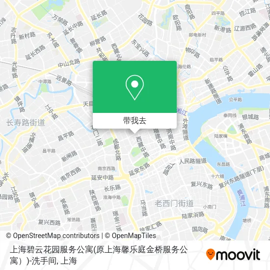 上海碧云花园服务公寓(原上海馨乐庭金桥服务公寓）)-洗手间地图