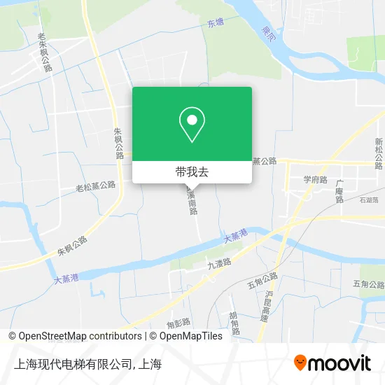 上海现代电梯有限公司地图