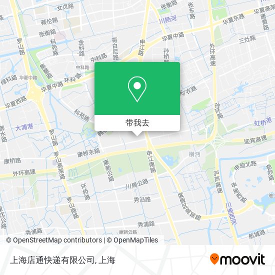 上海店通快递有限公司地图
