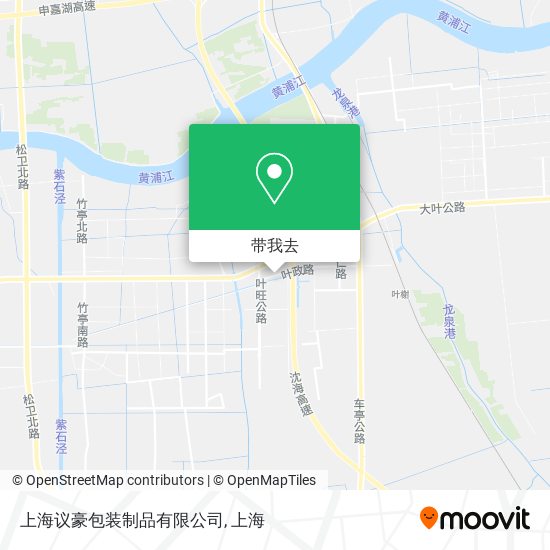 上海议豪包装制品有限公司地图