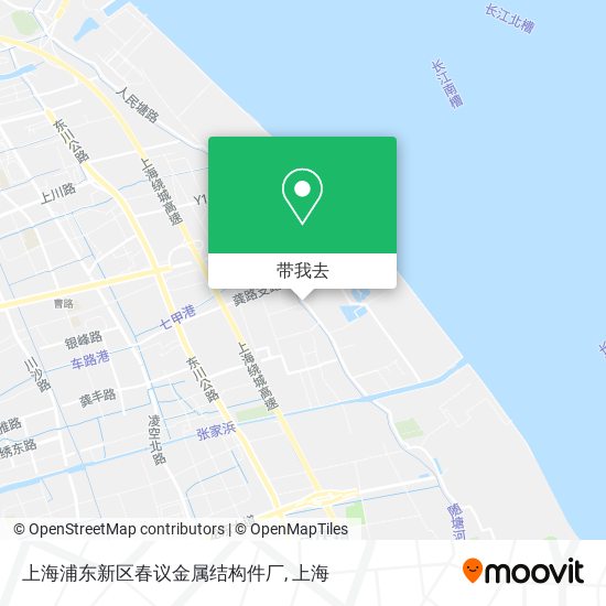 上海浦东新区春议金属结构件厂地图