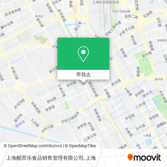 上海醋而乐食品销售管理有限公司地图
