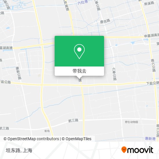 坦东路地图