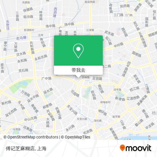 傅记芝麻糊店地图