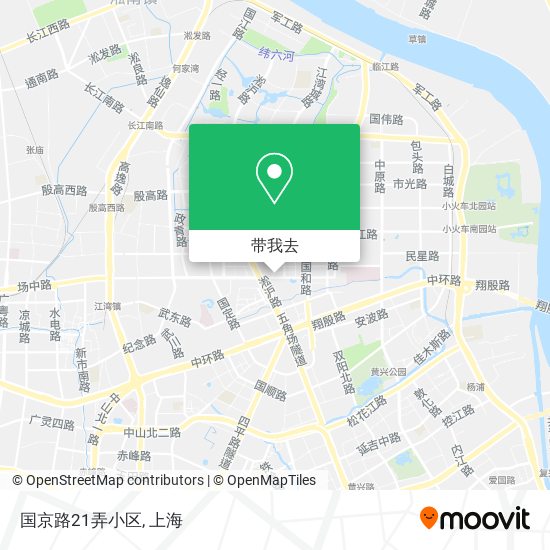 国京路21弄小区地图