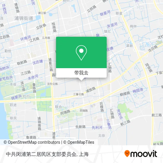 中共闵浦第二居民区支部委员会地图