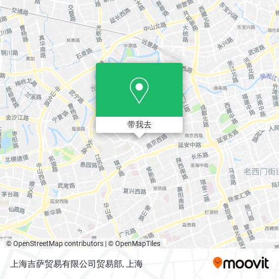 上海吉萨贸易有限公司贸易部地图