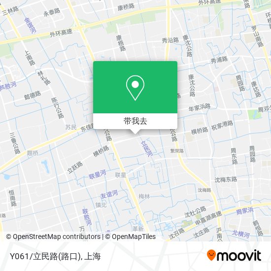 Y061/立民路(路口)地图