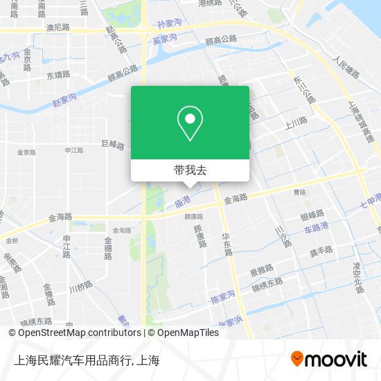 上海民耀汽车用品商行地图