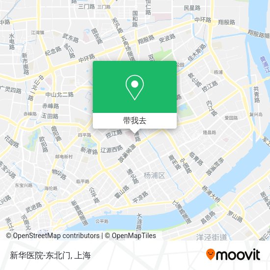 新华医院-东北门地图