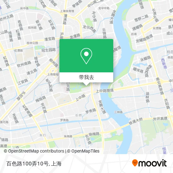 百色路100弄10号地图