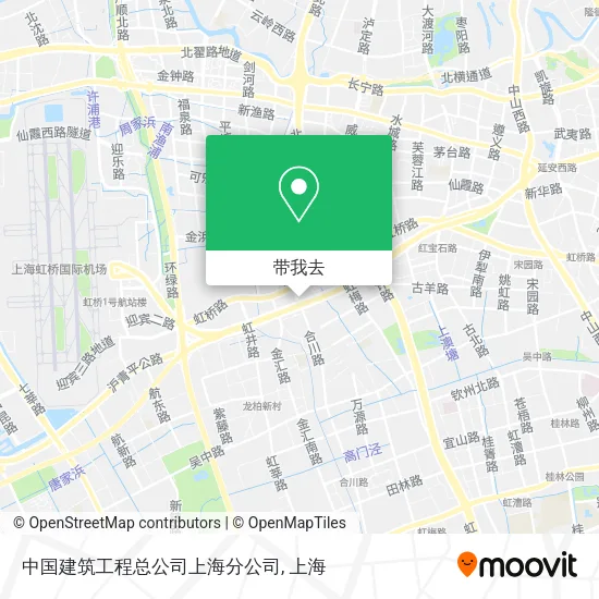 中国建筑工程总公司上海分公司地图