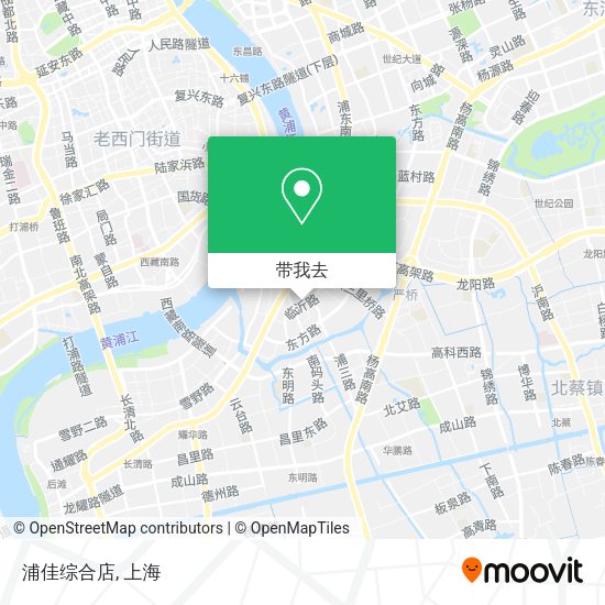 浦佳综合店地图