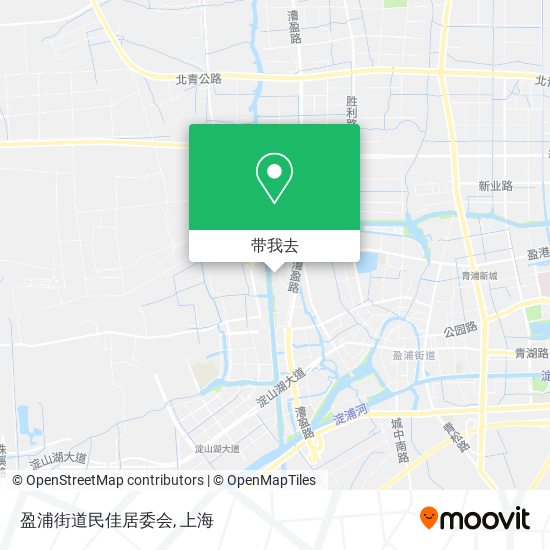 盈浦街道民佳居委会地图
