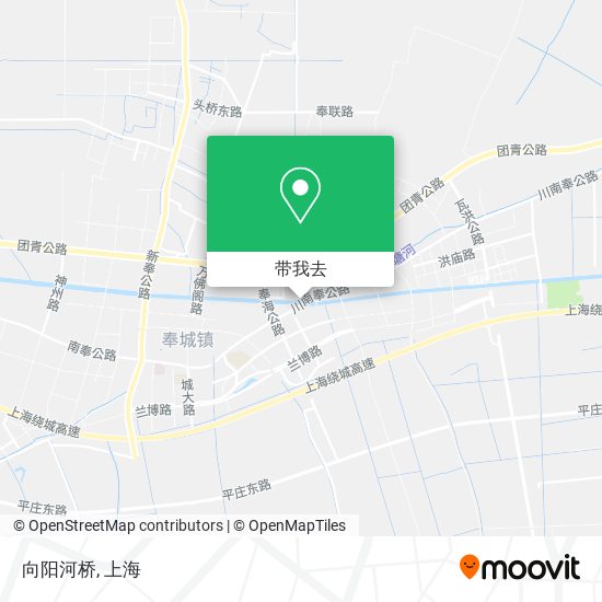 向阳河桥地图