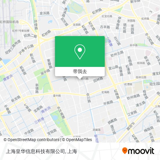 上海皇华信息科技有限公司地图