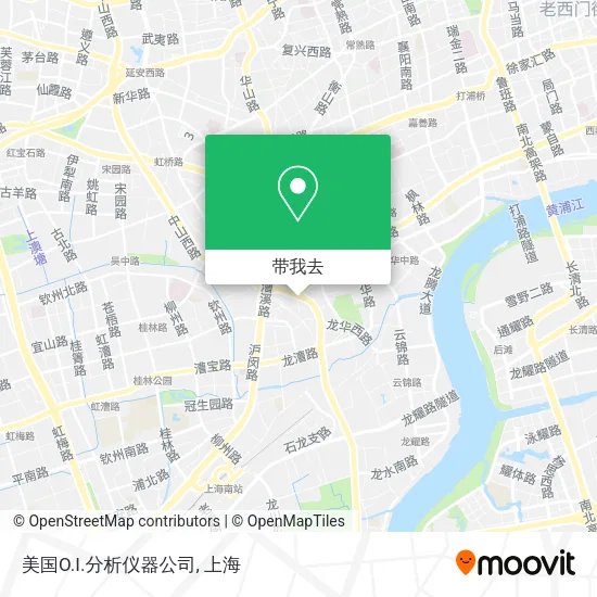 美国O.I.分析仪器公司地图