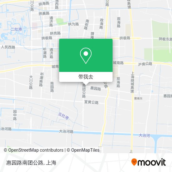 惠园路南团公路地图
