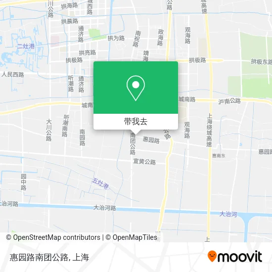 惠园路南团公路地图