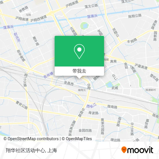 翔华社区活动中心地图