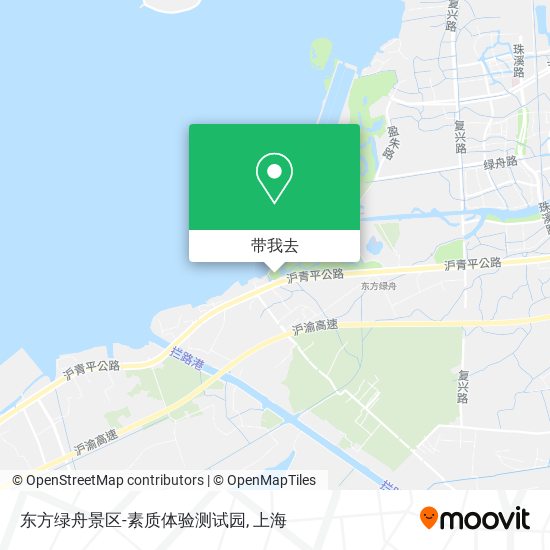 东方绿舟景区-素质体验测试园地图