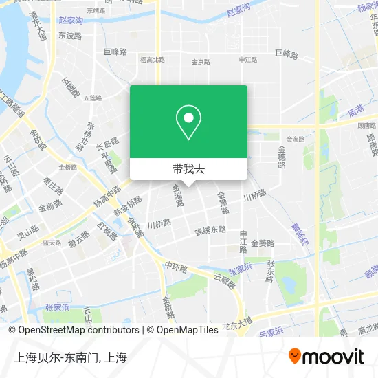 上海贝尔-东南门地图