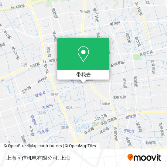 上海同信机电有限公司地图