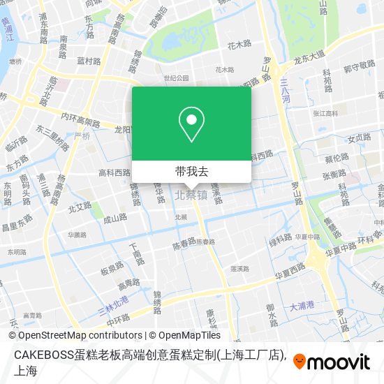 CAKEBOSS蛋糕老板高端创意蛋糕定制(上海工厂店)地图