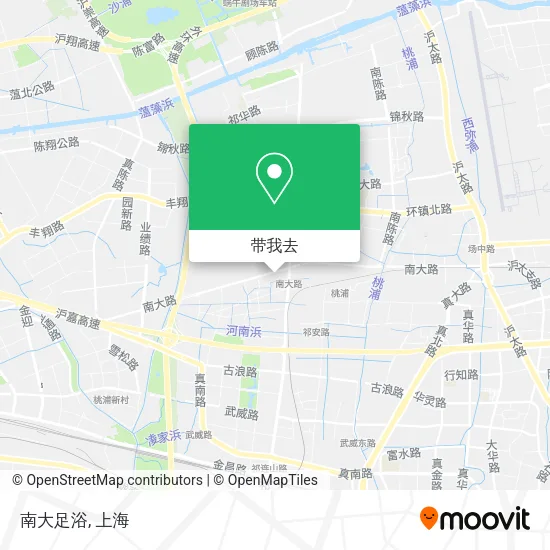 南大足浴地图