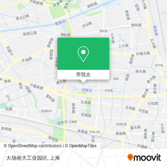 大场南大工业园区地图