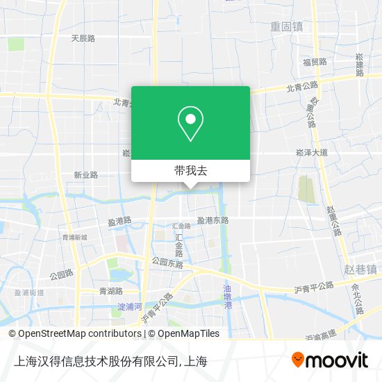 上海汉得信息技术股份有限公司地图