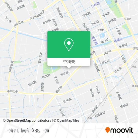 上海四川南部商会地图