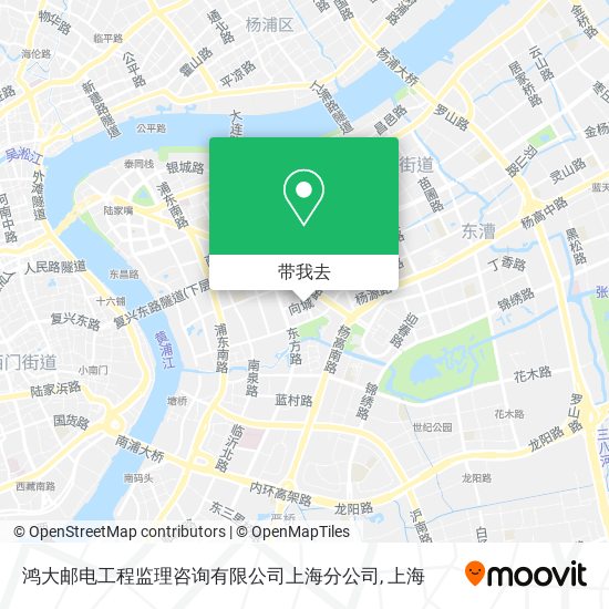 鸿大邮电工程监理咨询有限公司上海分公司地图