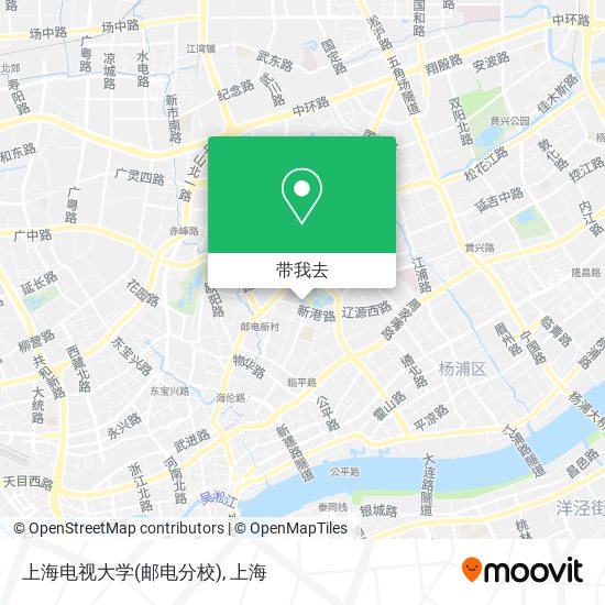 上海电视大学(邮电分校)地图